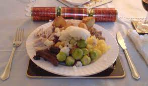 Most british people i know have turkey for christmas dinner. British Cuisine Simple English Wikipedia The Free Encyclopedia