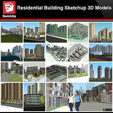 For the pros, it can be useful as a scene for a quick studio rendering, such as fittings or interior lighting items. Sketchup Architecture 3d Projects 20 Types Of Residential Building Design Sketchup 3d Models V7 Free Autocad Blocks Drawings Download Center