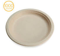 100% Compostable Disposable Paper Plates Bulk [7" 1000 Pack ...