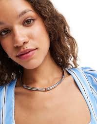 Long Silver Necklace