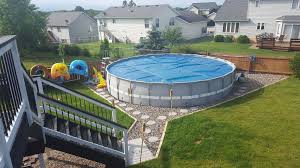 Making An Outdoor Oasis Around Your Intex Pool Backyard Pool Backyard Pool Landscaping Pool Patio