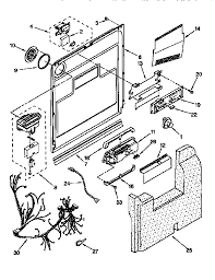 kitchenaid kuds24sewh2 dishwasher parts