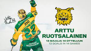 Explore tweets of arttu ruotsalainen @artturuotsalain on twitter. Arttu Ruotsalainen 13 Maalia 14 Otteluun Youtube