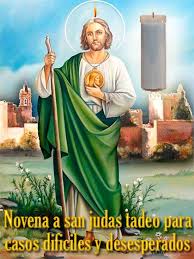 Novena A San Judas Tadeo Para Casos Dificiles Y Desesperados San Judas San Judas Tadeo Oracion Novena San Judas