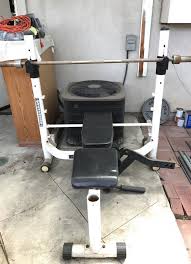 bench press with olympic bar