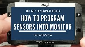 Great piece of mind rolling down the road knowing i will be aware of a. Technorv Tst 507 Learning Series How To Program Sensors Into The Monitor Youtube
