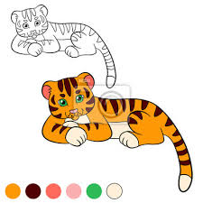 Malvorlage Tiger Farbig Coloring And Malvorlagan
