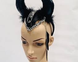 White Antlers Horn Gem Zircon Lace Daisy Flowers Rose Nymph Forest Horn  Headdress Antlers Blue Green Vintage Marriage