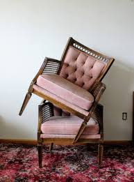 Reserved Pair Of Blush Chairs Blush Chair Pink Chair Etsy Blush Chair Pink Chair Cane Chair