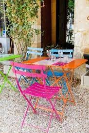 kleuren kleur tuin colorfull color colors colour garden bistro set please note theses are images we like and not casa exterior colores exterior