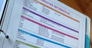 A Caregiver Notebook Template Makes Caregiving Easier Dailycaring Notebook Templates Caregiver Elderly Care