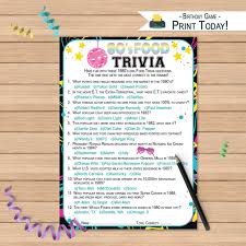 Find your favorite and dig in. 1980s Food Trivia Questions Game Birthday Activity 80s Etsy