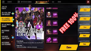 Free fire is the ultimate survival shooter game available on mobile. Free Fire New Event 2020 Free Fire Today Event Free Fire Today Event Free Fire Event Free Character Youtube