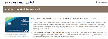 A card with flexible travel credits instead might be a better match. Bank Of America Alaska Airlines Business Card Now 42 000 Mile Bonus Possible 100 Doctor Of Credit