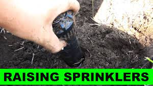 Riesenauswahl an produkten für zuhause. How To Raise Sprinkler Heads In Your Lawn Youtube