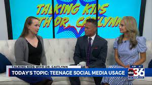 Talking Kids with Dr. Caitlynn Covers Teenage Social Media Usage for  Today's Topic - YouTube