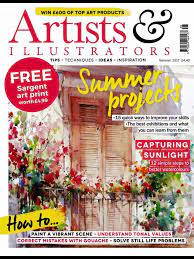 Pleased To See My Artwork On The Cover Of Artists And Illustrators Magazine From Uk There S A Illustrators Original Art For Sale Digital Painting Tutorials