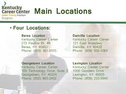Search all kentucky career centers in your area. Workforce Readiness Update Current Resources Available Ppt Download