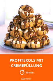 Profiterols Mit Cremefullung Rezept In 2020 Rezepte Susse Teilchen Profiteroles Rezept