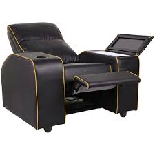Looking for a leather recliner chair or armchair that can add style & character to your home? Recliner Sofa Chair With In Built Bar Fridge In Arm Rest Great Man Cave Or Theatre Room Item