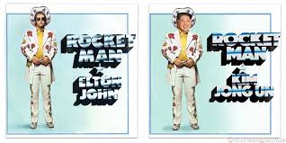 Shatner, eat your heart out. Elton John Rocket Man Kim Jong Un Album Cover Mash Up Parody By Whythelongplayface Eltonjohn Kimjongun Rocketman Tshirt Album Covers Elton John Parody
