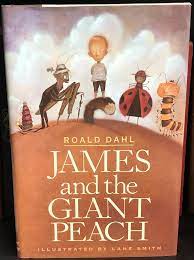 james and the giant peach by roald dahl illustrated by lane etsy roald dahl the giant peach children s book illustration