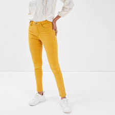 Ce vendeur de pantalon jaune moutarde dont la société est caichen creation ayant pour activité principale produits de mode d'accessoires fait parti des vendeurs importants et mérite 20 sur 20 selon les acheteurs. Pantalon Skinny Push Up Jaune Moutarde Femme Cache Cache