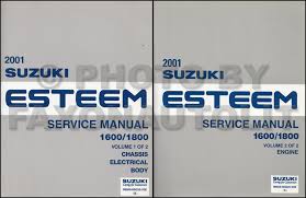 Suzuki esteem 2000 tail light wiring diagram 2000 suzuki. 1998 2001 Suzuki Esteem Wiring Diagram Manual Original