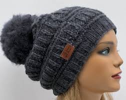 Alpaca Beanie With Baby Alpaca Pompom,navy Blue Paula Winter Beanie,warm  Hand Made Alpaca Hat,winter Hat,natural Indigo Dyed Alpaca Slouchy