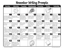 November Writing Prompts From Lakeshore Learning November Writing Prompts Writing Prompts For Kids Elementary Writing Prompts