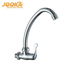 wall mounted single handle chrome