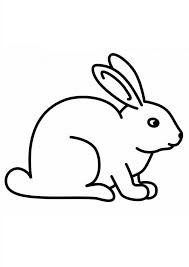 Printable cute rabbits for easter coloring page. Coloring Pages Cute Rabbit Coloring Pages