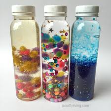 DIY Baby and Toddler Discovery Bottles - A Crafty LIVing