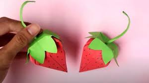 Cara Membuat Origami Buah Strawberry Untuk Sd Kelas 4 6 Program Belajar Dari Rumah Di Tvri Tribunnews Com Mobile