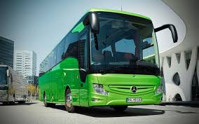 Download Wallpapers Mercedes Benz Tourismo Street 2018 Buses Passenger Transport Green Bus Passenger Bus Mercedes Besthqwallpapers Com Bus Mercedes Benz Transportation