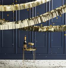 Gold Foiled Fringe Garland Decoration Photobooth Backdrop Birthday Garland Decor Christmas Backdrops