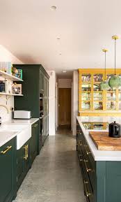 Vintage green zum kleinen preis bestellen. See This Bespoke Green Yellow Kitchen For A Family In Peckham Yellow Kitchen Cabinets Green Kitchen Island Yellow Kitchen