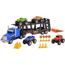 Adventure Force 20 Piece Light Sound Vehicle Transporter Play Set With Detachable Trailer Walmart Com Playset Toys For Girls Toy Car