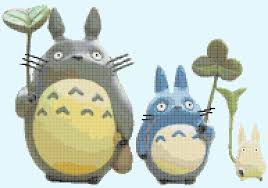 Maybe you would like to learn more about one of these? Counted Cross Stitch Pattern Totoro Miyazaki Ghibli 191 131 Stitches E1773