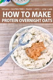 This healthy overnight oats recipe is: Protein Overnight Oats Recipe The Big Man S World