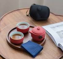Two-Cup Travel Teapot Set