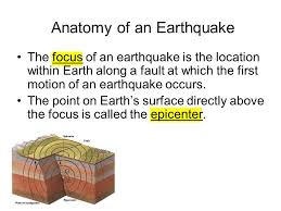 The point on the earth's surface directly above the focus or hypocenter of an earthquake (the point within the earth where the. By Serena Tamkina And Olivia Q What Is An Earthquake Earthquakes Are Defined As Movements Of The Ground That Are Caused Be A Sudden Release Ppt Download