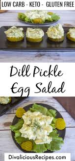 Dill Pickle Egg Salad Divalicious Recipes Recipe Pickled Eggs Egg Salad With Dill Egg Salad Recipe