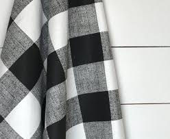 Black And White Gingham Fabric By The Yard Black White Buffalo Check Fabric By The Yard Designer Cotton Drapery Curtain Or Upholstery Fabric Buffalo Check Fabric Buffalo Plaid Fabric Buffalo Check Curtains