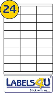 Labels are a type of marking points. 24 Labels Per Sheet 70 X 35mm Labels4u
