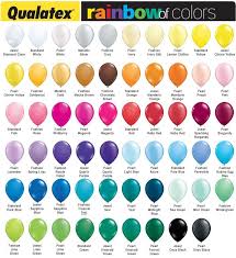 Latex Color Chart