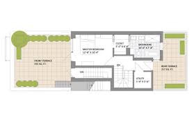This house also has two toilets and space for laundry. Prospect Heights Passive House 3rd Floor Upper Level Floorplan Inhabitat Green Design Innovation Architecture Green Building