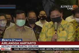 Prabowo Dan Airlangga Bertemu Bahas Koalisi Di Pilkada 2020