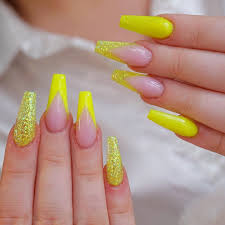 The best gray nail art design ideas | stylish belles. Updated 55 Sunny Yellow Acrylic Nail Designs August 2020