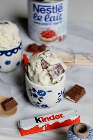 Glace Aux Kinder Sans Sorbetiere Recette Recette Glace Sans Sorbetiere Recette A Base De Lait Recette Glace